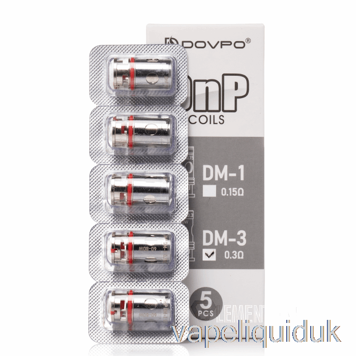 DOVPO DnP Replacement Coils 0.3ohm DnP DM-3 Coils Vape Juice